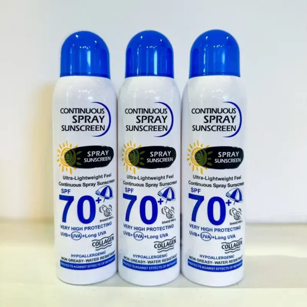 اسپری ضد آفتاب SPF70 وکالی Wokali