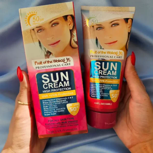 کرم ضد آفتاب SPF50 وکالی Wokali