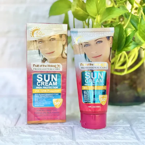 کرم ضد آفتاب SPF50 وکالی Wokali