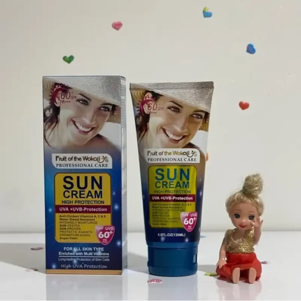 کرم ضد آفتاب SPF60 وکالی Wokali