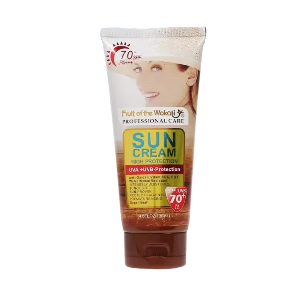 کرم ضد آفتاب SPF70 وکالی Wokali