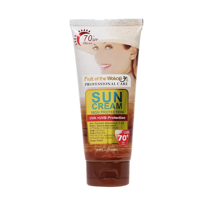 کرم ضد آفتاب SPF70 وکالی Wokali